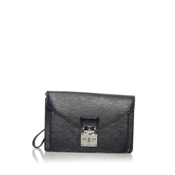 ルイ ヴィトン エピ ポシェット セリエ ドラゴンヌ M52762 ノワール レザー セカンドバッグ メンズ LOUIS VUITTON 【中古】