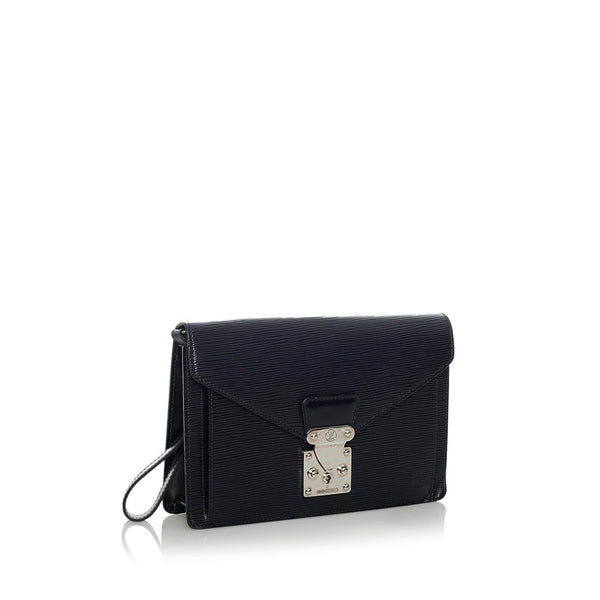 ルイ ヴィトン エピ ポシェット セリエ ドラゴンヌ M52762 ノワール レザー セカンドバッグ メンズ LOUIS VUITTON 【中古】