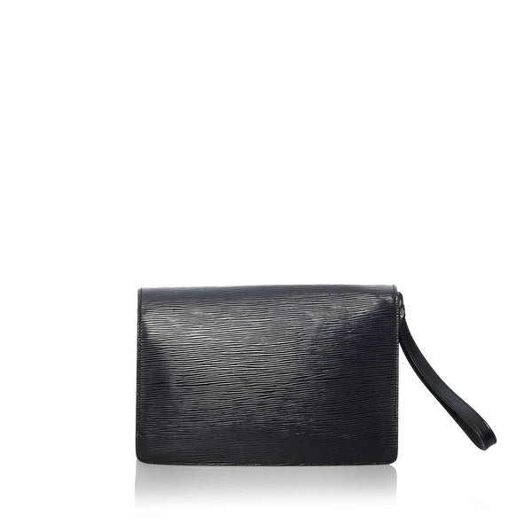 ルイ ヴィトン エピ ポシェット セリエ ドラゴンヌ M52762 ノワール レザー セカンドバッグ メンズ LOUIS VUITTON 【中古】