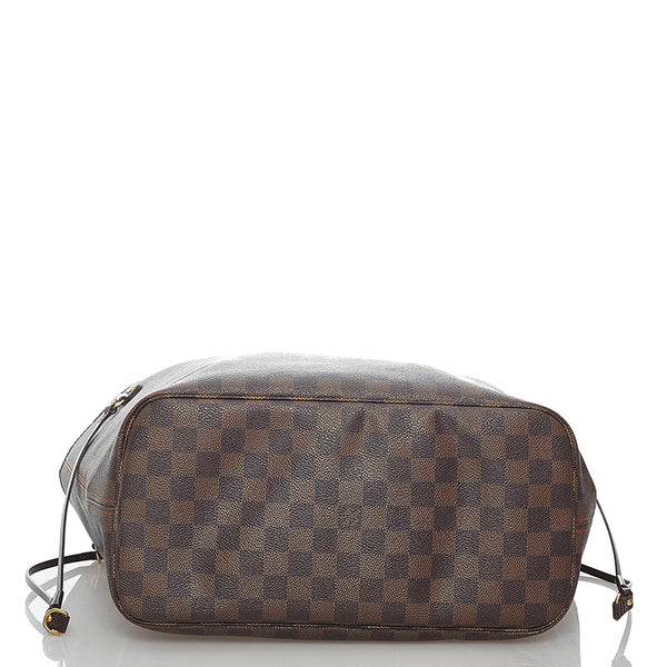 ルイ ヴィトン ダミエ ネヴァーフル MM N41358 ブラウン PVC レザー トートバッグ レディース LOUIS VUITTON 【中古】