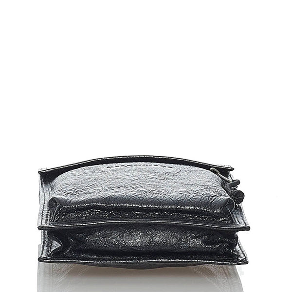 バレンシアガ 532298 ブラック レザー ポーチ メンズ BALENCIAGA 【中古】