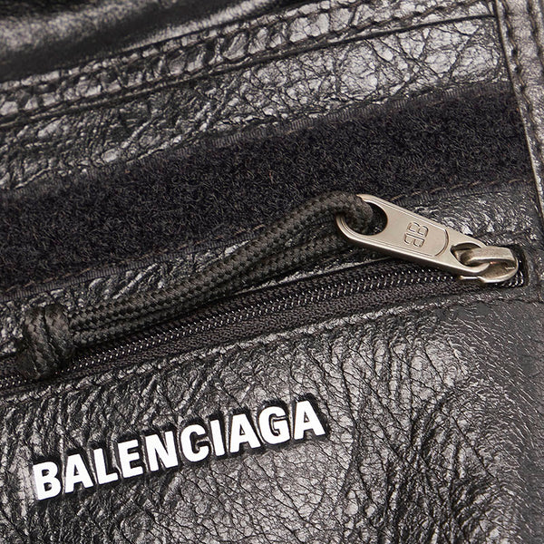 バレンシアガ 532298 ブラック レザー ポーチ メンズ BALENCIAGA 【中古】
