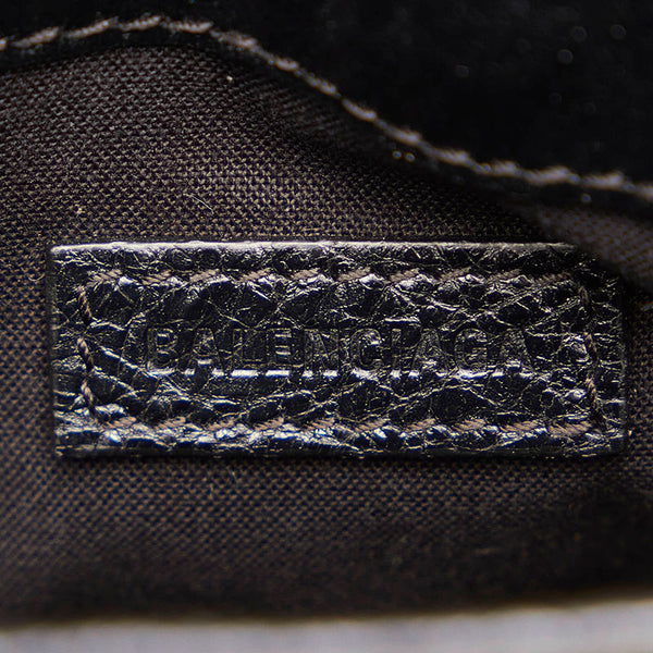 バレンシアガ 532298 ブラック レザー ポーチ メンズ BALENCIAGA 【中古】