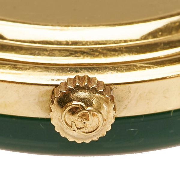 グッチ チェンジヘゼル 11/12.2 ゴールド メッキ 腕時計 レディース GUCCI クオーツ ホワイト文字盤 【中古】