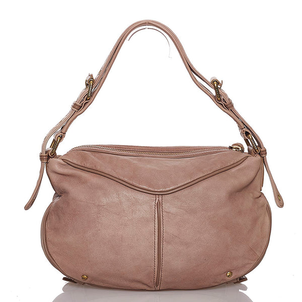 マークバイマークジェイコブス ショルダーバッグ ベージュ レザー レディース MARC BY MARC JACOBS 【中古】