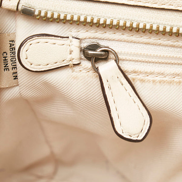 コーチ ハンドバッグ ショルダーバッグ 2WAY ホワイト レザー レディース COACH 【中古】