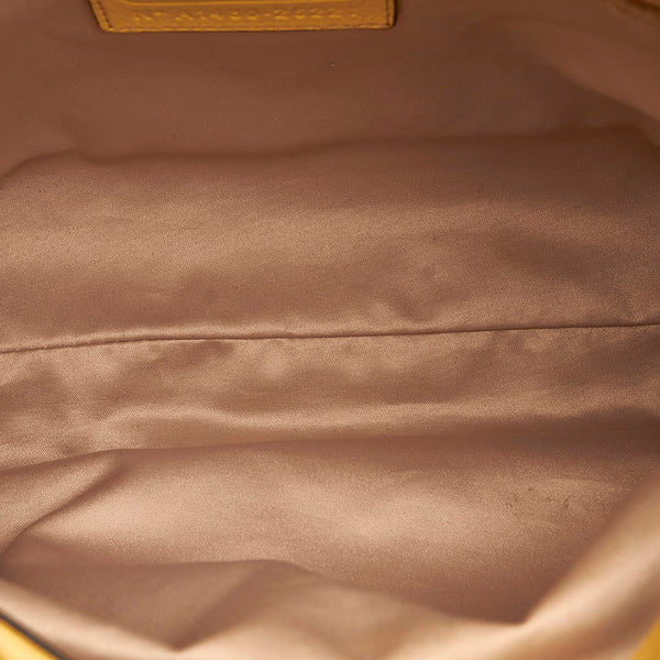 コーチ イエロー レザー トートバッグ レディース COACH 【中古】