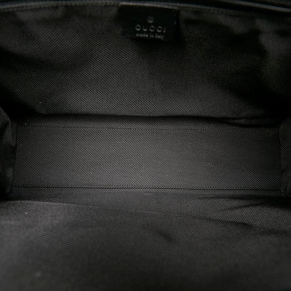 グッチ GGキャンバス ジャッキー 002 1073 ブラック キャンバス レザー 肩掛け ショルダーバッグ レディース GUCCI 【中古】