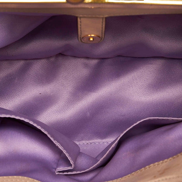 コーチ ショルダーバッグ E0869 ベージュ レザー レディース COACH 【中古】