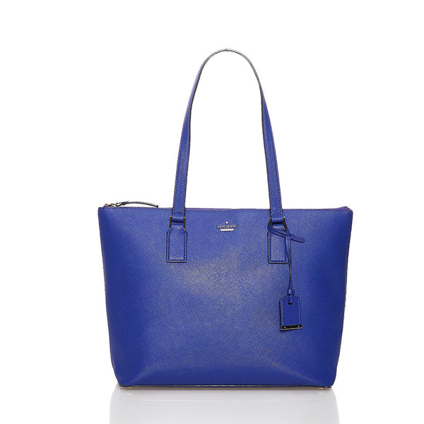ケイトスペード トートバッグ ブルー レザー レディース Kate Spade 【中古】
