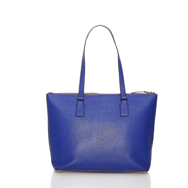 ケイトスペード トートバッグ ブルー レザー レディース Kate Spade 【中古】