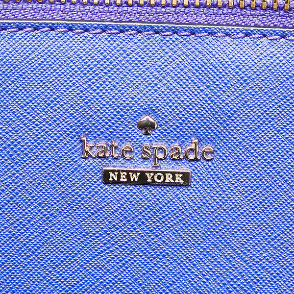 ケイトスペード トートバッグ ブルー レザー レディース Kate Spade 【中古】