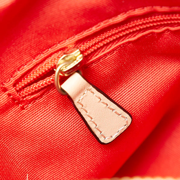 コーチ ピンク PVC レザー ハンドバッグショルダーバッグ 2WAY レディース COACH 【中古】