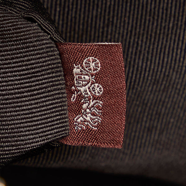 コーチ シグネチャー スヌーピー C4118 ブラウン PVC レザー ハンドバッグ ショルダーバッグ 2WAY レディース COACH 【中古】