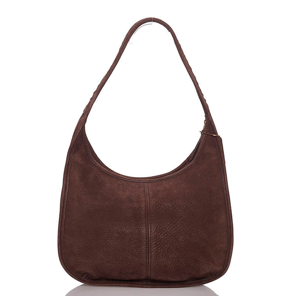 コーチ ワンショルダー 4395 ブラウン スウェード レディース COACH 【中古】