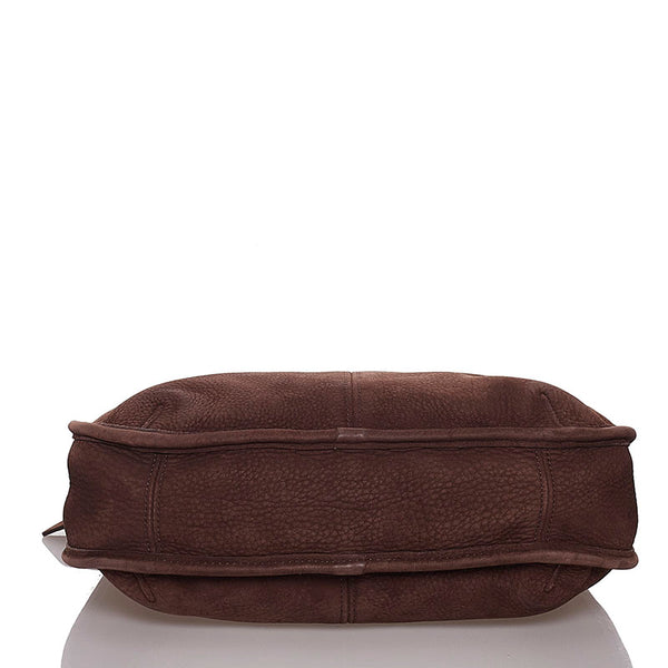 コーチ ワンショルダー 4395 ブラウン スウェード レディース COACH 【中古】