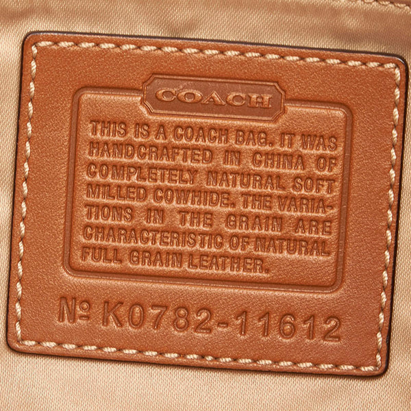 コーチ ワンショルダー 11612 ベージュ レザー レディース COACH 【中古】