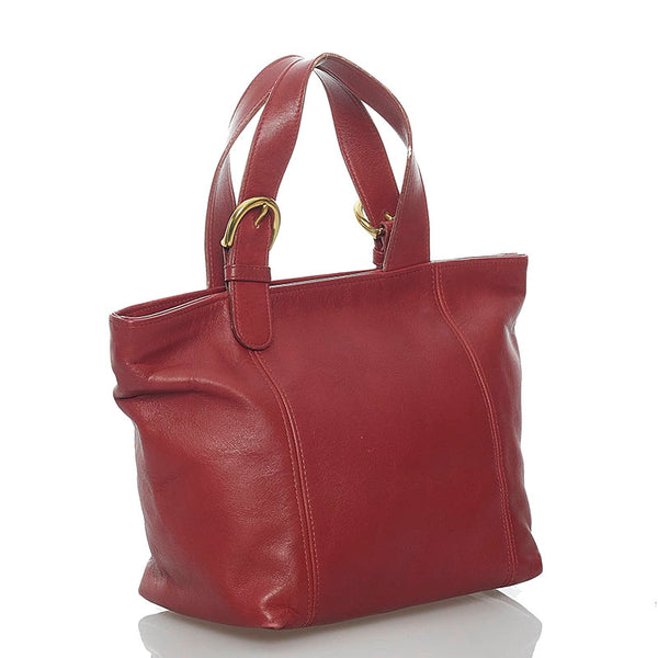 コーチ ハンドバッグ 4133 レッド レザー レディース COACH 【中古】