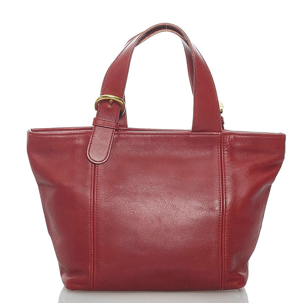 コーチ ハンドバッグ 4133 レッド レザー レディース COACH 【中古】