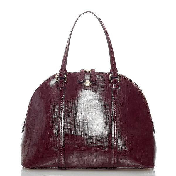 コーチ ハンドバッグ ショルダーバッグ 2WAY ボルドー レザー レディース COACH 【中古】