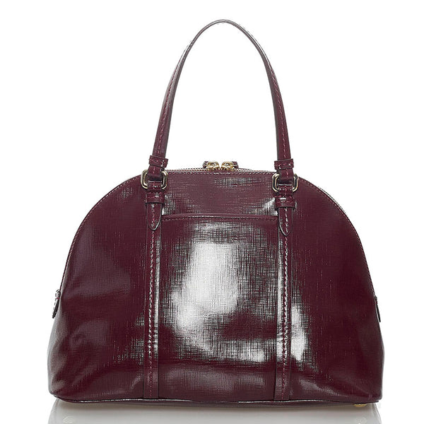 コーチ ハンドバッグ ショルダーバッグ 2WAY ボルドー レザー レディース COACH 【中古】