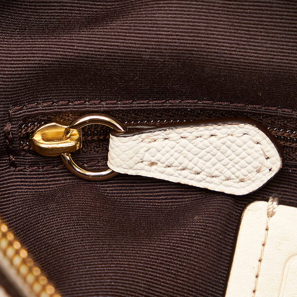 コーチ ハンドバッグ ショルダーバッグ 2WAY F57521 ホワイト レザー レディース COACH 【中古】