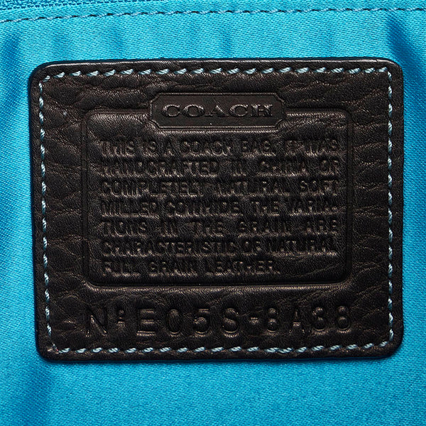 コーチ 8A38 ブラック レザー ショルダーバッグ レディース COACH 【中古】