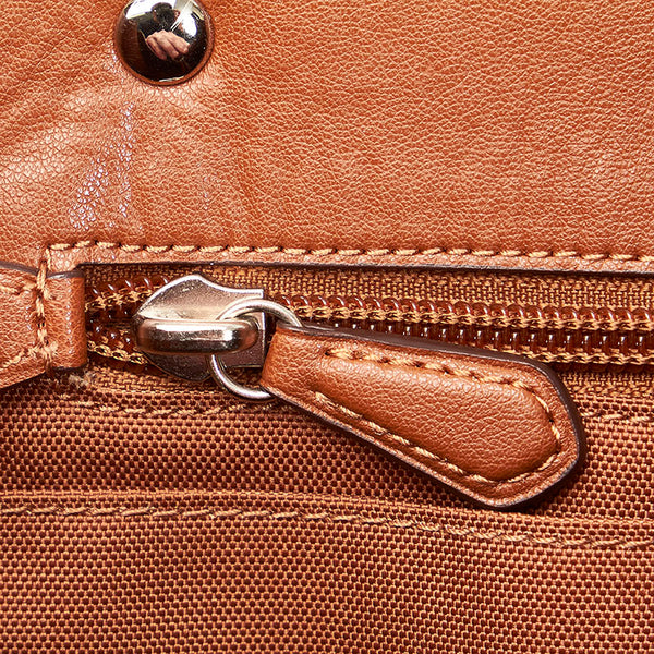 コーチ トートバッグ レッド レザー レディース COACH 【中古】