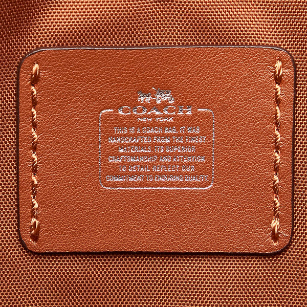 コーチ トートバッグ レッド レザー レディース COACH 【中古】