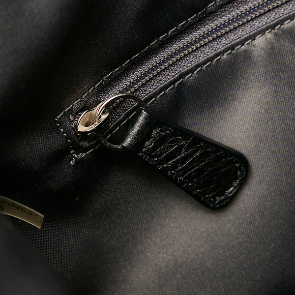 コーチ シグネチャー F24032 ブラック キャンバス レザー 斜め掛け ショルダーバッグ レディース COACH 【中古】