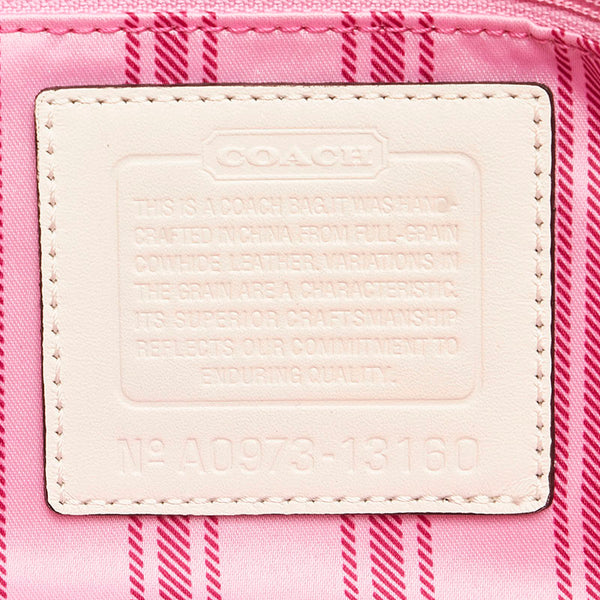 コーチ ハンドバッグ 13160 ホワイト レザー レディース COACH 【中古】