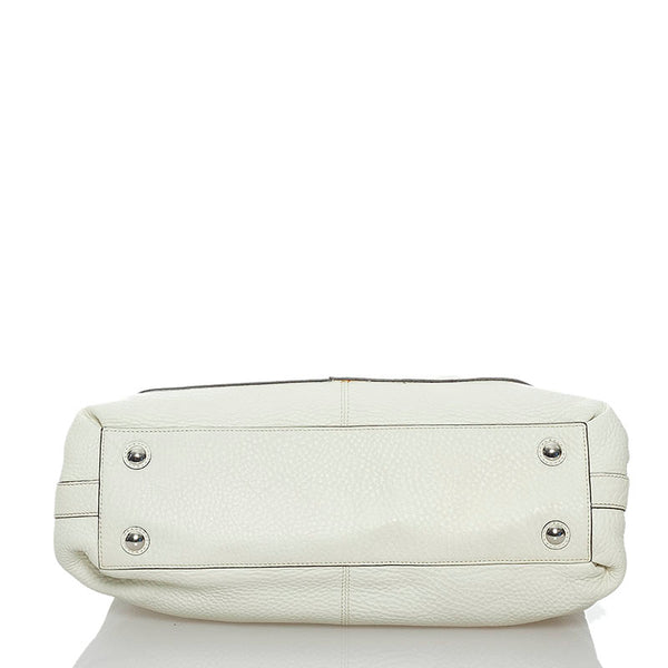コーチ ハンドバッグ 13160 ホワイト レザー レディース COACH 【中古】