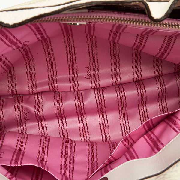 コーチ ハンドバッグ 13160 ホワイト レザー レディース COACH 【中古】