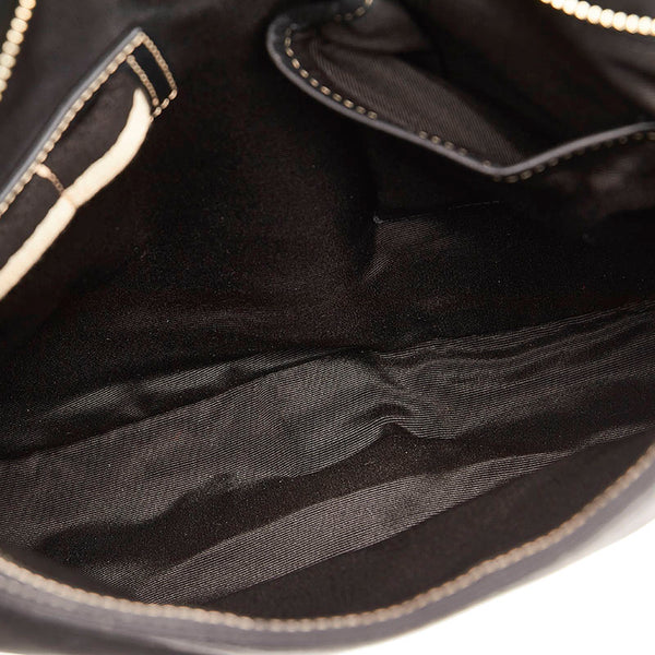 コーチ F05300 ブラック ナイロン レザー 斜めがけ ショルダー メンズ COACH 【中古】