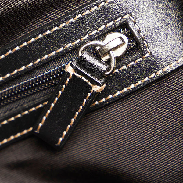 コーチ F05300 ブラック ナイロン レザー 斜めがけ ショルダー メンズ COACH 【中古】