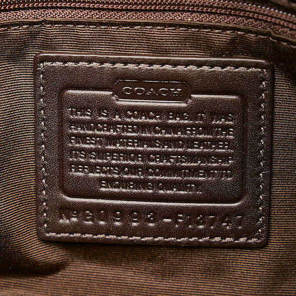 コーチ ワンショルダー F13747 ゴールド レザー レディース COACH 【中古】