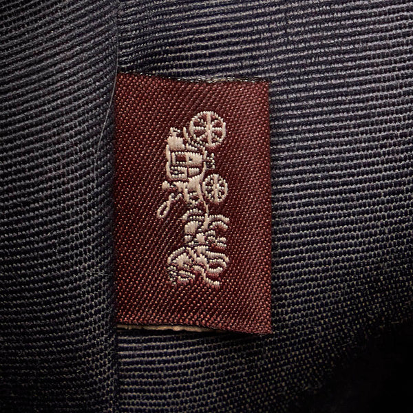 コーチ F57545 ネイビー レザー トートバッグ レディース COACH 【中古】