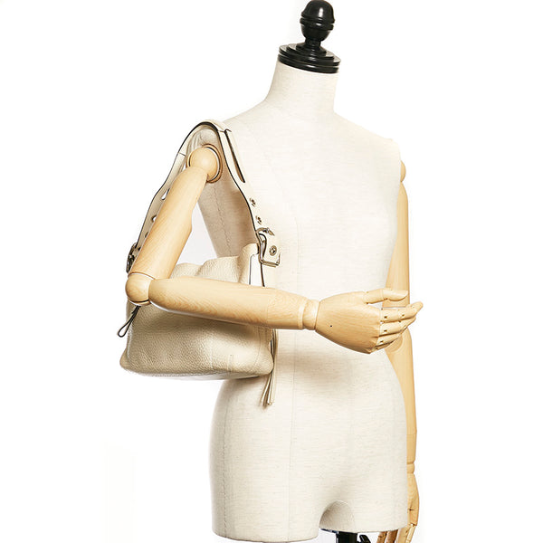 コーチ ショルダーバッグ 1429 アイボリー レザー レディース COACH 【中古】