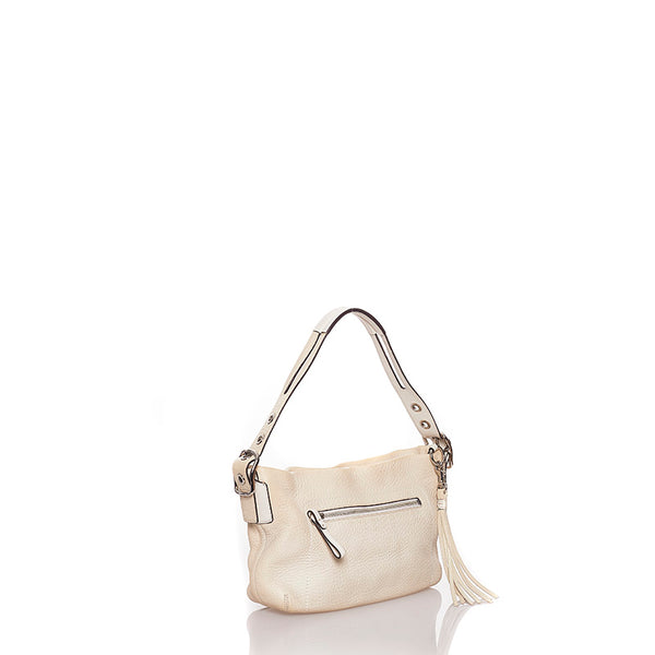 コーチ ショルダーバッグ 1429 アイボリー レザー レディース COACH 【中古】