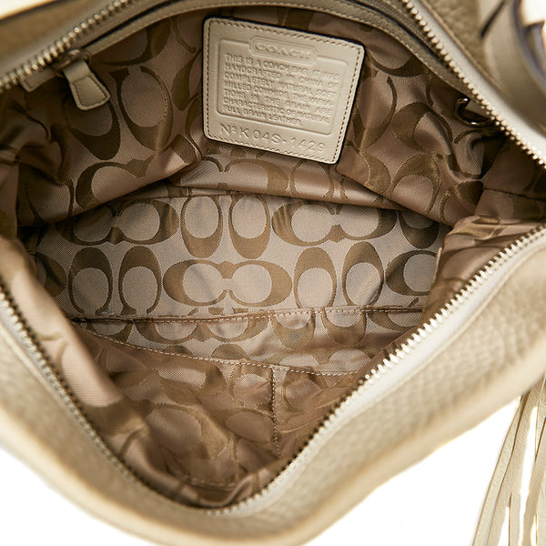 コーチ ショルダーバッグ 1429 アイボリー レザー レディース COACH 【中古】