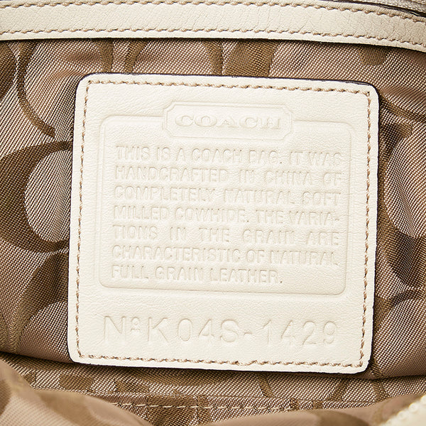 コーチ ショルダーバッグ 1429 アイボリー レザー レディース COACH 【中古】