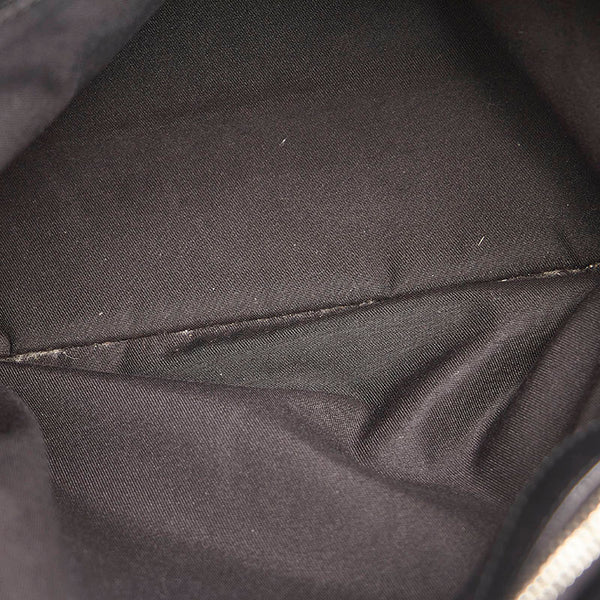 グッチ GGキャンバス 120837 ブラック キャンバス レザー トートバッグ レディース GUCCI 【中古】