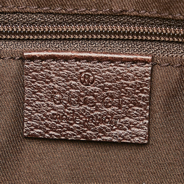 グッチ GGキャンバス アビー ハンドバッグ ミニボストン 130942 ベージュ キャンバス レザー レディース GUCCI 【中古】