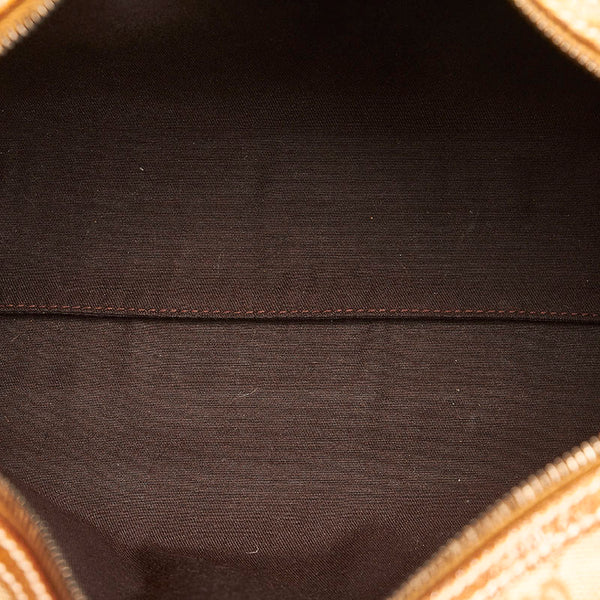 グッチ GGキャンバス 113009 ベージュ キャンバス レザー ハンドバッグ ミニボストン レディース GUCCI 【中古】