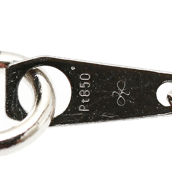 Pt850 プラチナ ダイヤ1.08ct ネックレス レディース 【中古】