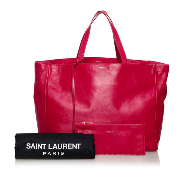 サンローラン ハンドバッグ トートバッグ 314252 ピンク レザー レディース SAINT LAURENT 【中古】