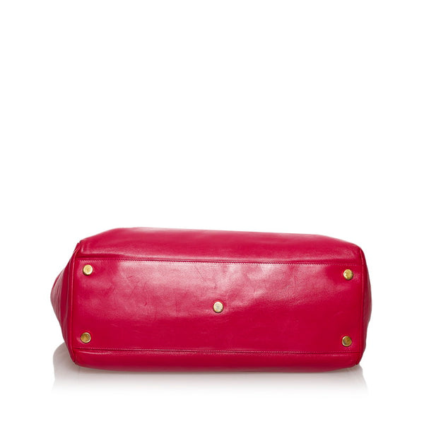 サンローラン ハンドバッグ トートバッグ 314252 ピンク レザー レディース SAINT LAURENT 【中古】