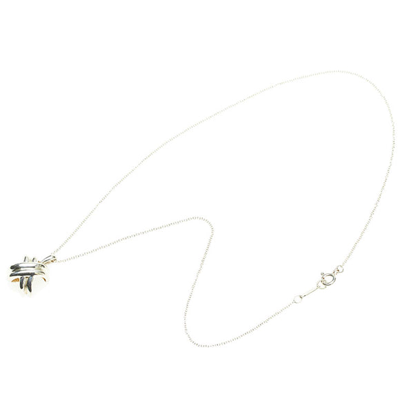 ティファニー シグネチャー クロスネックレス SV925 シルバー レディース TIFFANY&Co. 【中古】