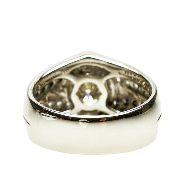 Pt900 プラチナ ダイヤ1.135ct ダイヤ1.51ct リング 指輪 レディース 17.5号 【中古】