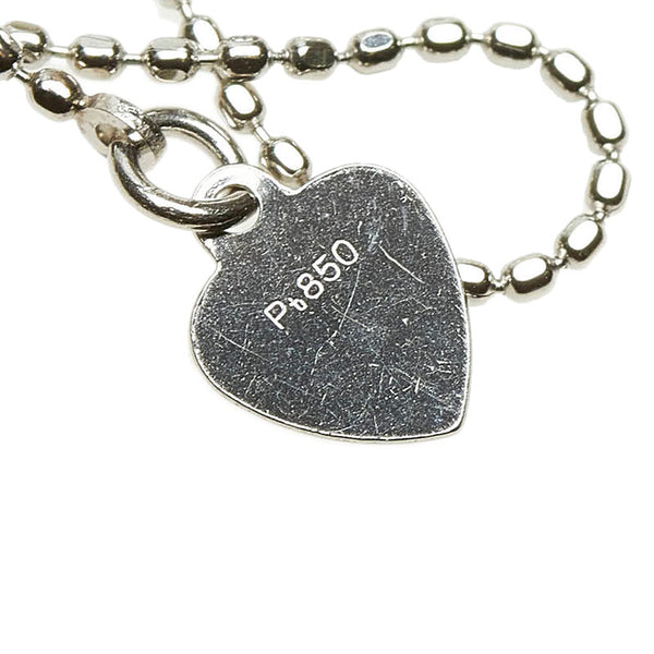 Pt900 プラチナ Pt850 プラチナ ダイヤ0.21ct ネックレス レディース 【中古】